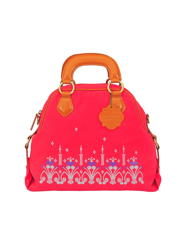 Iris Satchel - Coral