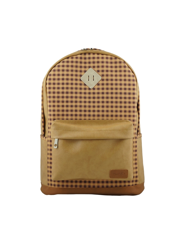 Gingham - Brown Cream