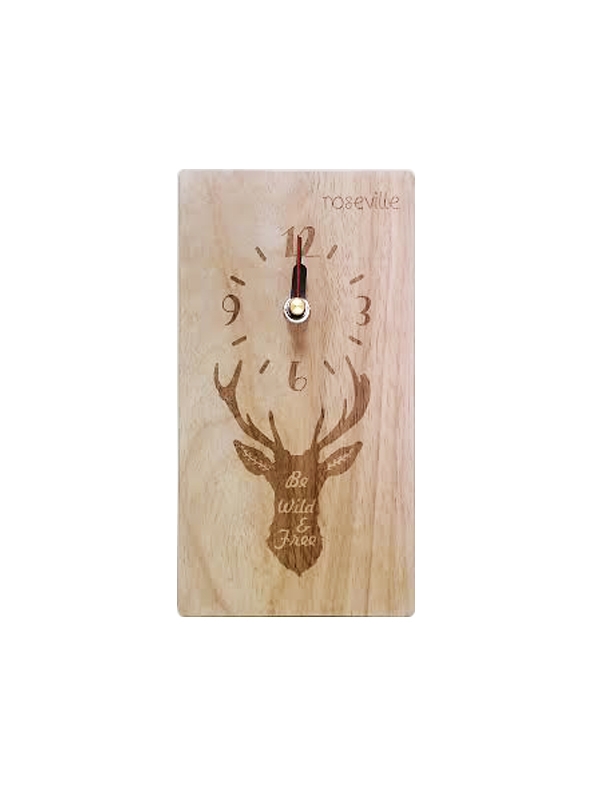 Be Wild & Free - Natural Wood