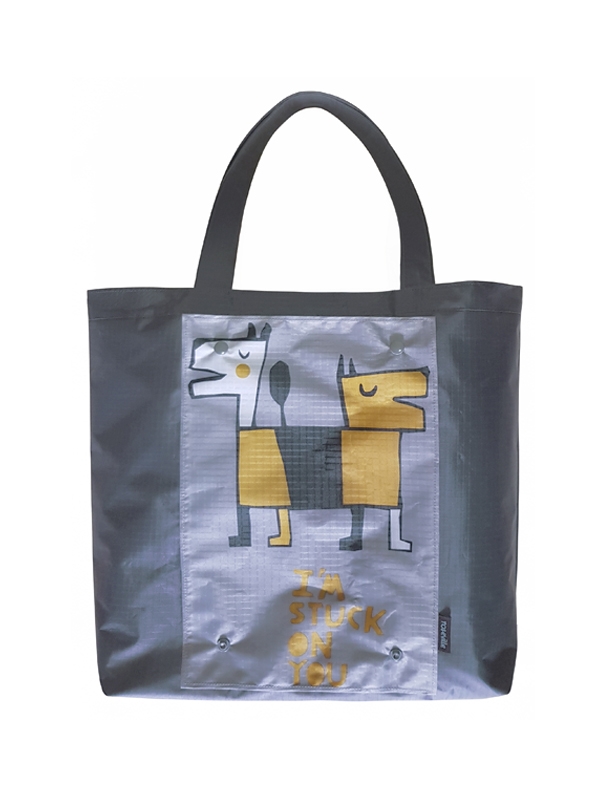 Funny Dachshund L - Grey Funny Dachshund L - Grey