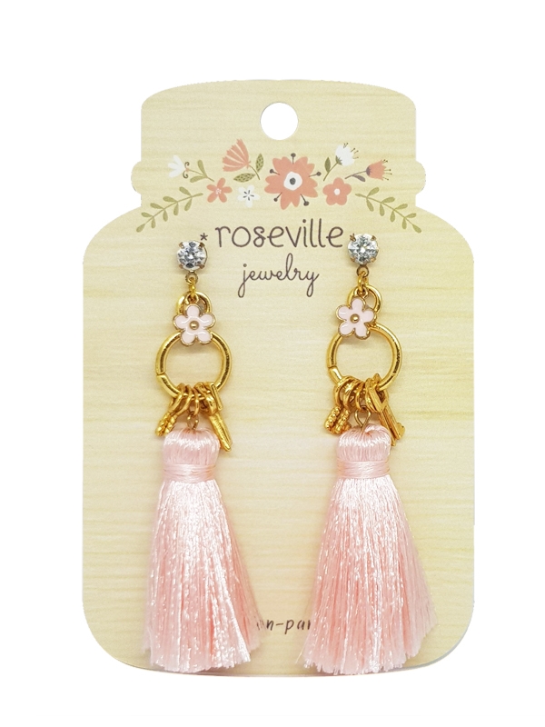 Tassel Key - Pink