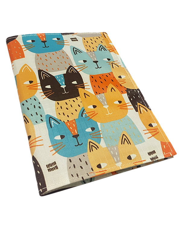 Square head cat - Orange/Cream Square head cat - Orange/Cream