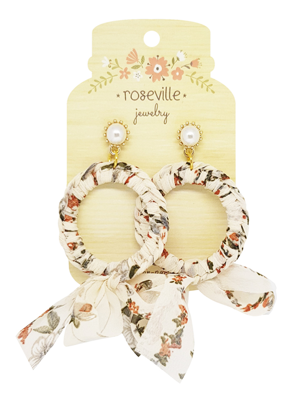 Ribbon Ring - White