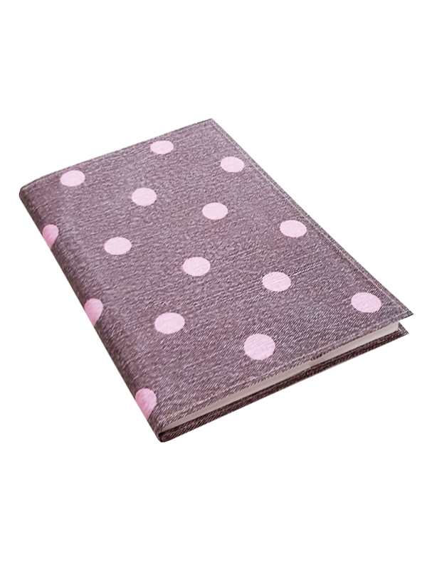 Denim Polka Dot - Brown