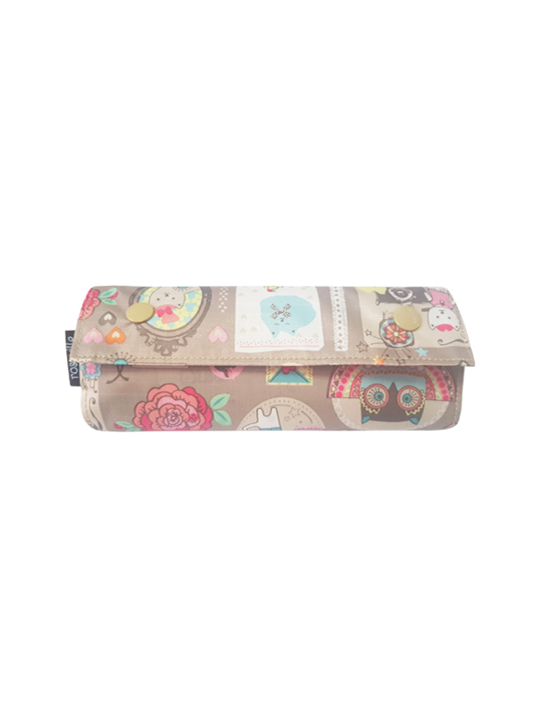Owls and Roses - Light Brown Owls and Roses - Light Brown