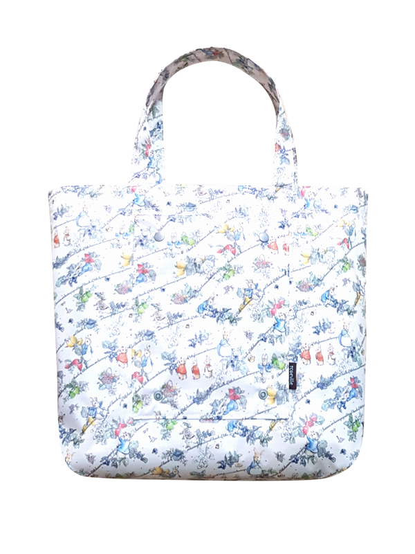Rabbits in garden - White
