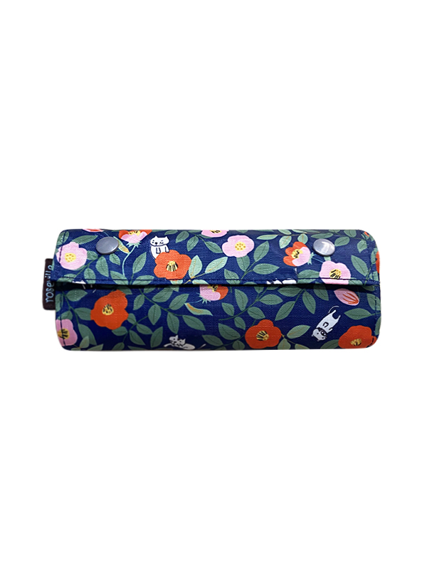 Cat in Garden - Dark Blue Cat in Garden - Dark Blue