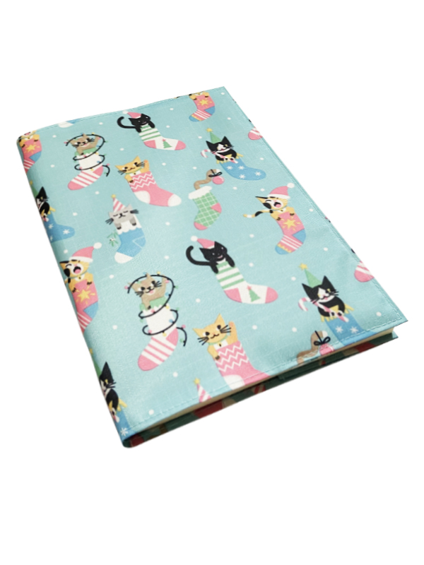 Christmas Cat - Blue