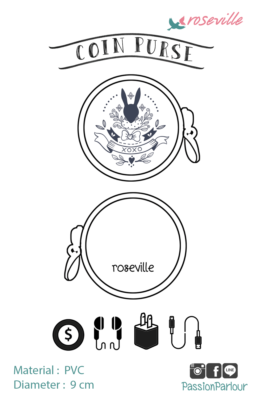 Little Rabbit - Black Little Rabbit - Black
