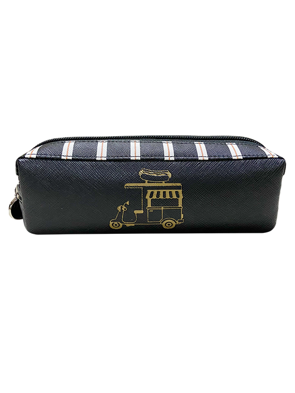 Hot dog Food Truck ( Striped Ver.1 ) - Black Hot dog Food Truck ( Striped Ver.1 ) - Black