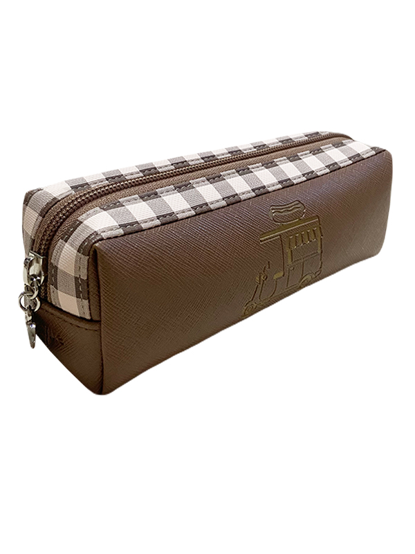 Hot dog Food Truck (Gingham Ver.) - Dark Brown