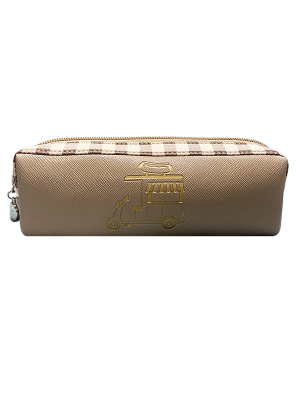 Hot dog Food Truck (Gingham Ver.) - Light Brown Hot dog Food Truck (Gingham Ver.) - Light Brown