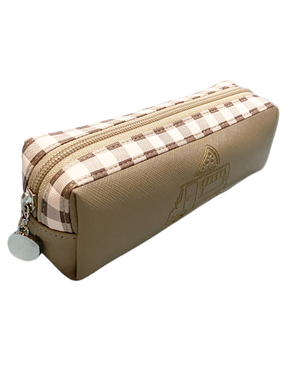 Pizza Food Truck (Gingham Ver.) - Light Brown