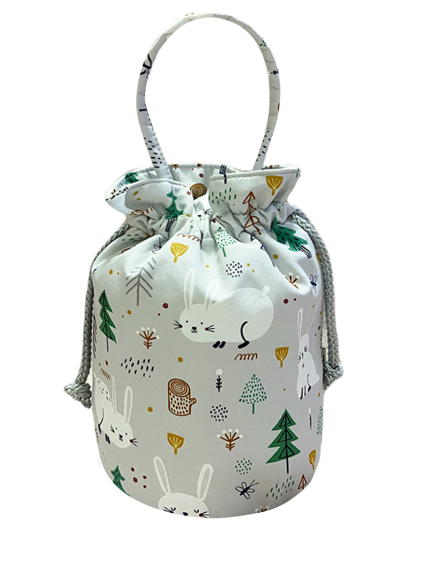 Rabbit in Forest - Grey