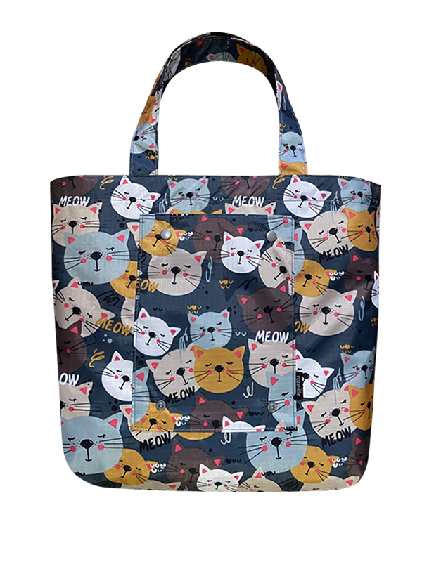 Round head cat - Blue
